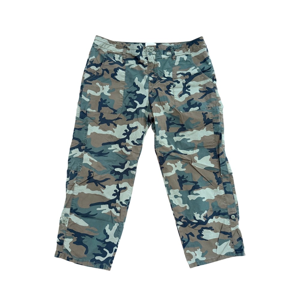 Sanctuary Standard Surplus Pants Womens 31 Camo Excellent Cargo Utility Straight